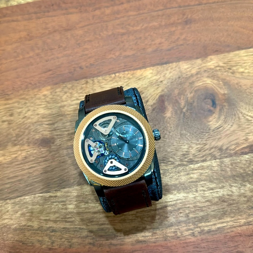 Fossil 3-hand automatic watch